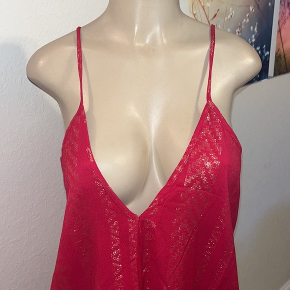 ELAN INTL❣️NWT$91 Gorgeous Bohemian Boho Red Cleo Maxi Dress - Picture 13 of 16